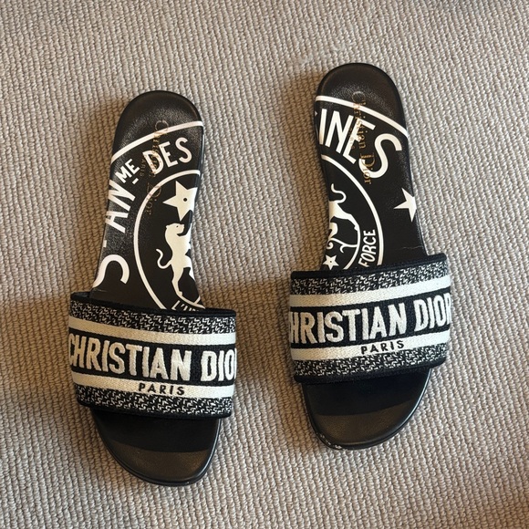 Dior Shoes - Dior Black and White Sandals